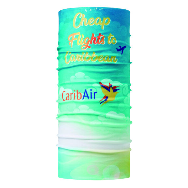 UPF50+ Lycra bandana met all-over bedrukking UPF50+ Lycra bandana met all-over bedrukking