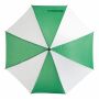Automatisch te openen paraplu DISCO groen, wit