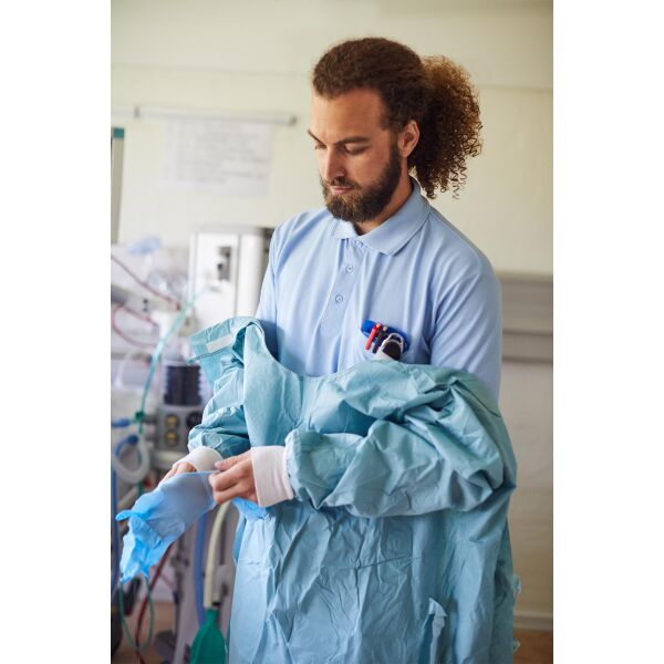 PRO Wear poloshirt | borstzak - Lichtblauw, 2XS PRO Wear poloshirt | borstzak - Lichtblauw, 2XS