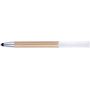 Bamboe 2-in-1 balpen Colette wit