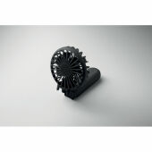 IBERA - Draagbare vouwventilator - Zwart