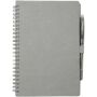 Slate A5 reusable hard cover notebook and pen set (black ink) - Grey