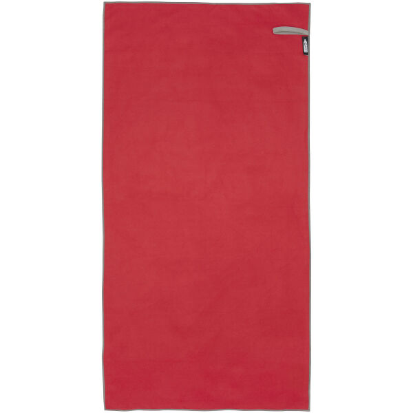 Pieter GRS ultralichte en sneldrogende handdoek 50 x 100 cm - Rood