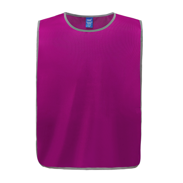 Personalisatie veiligheidshesje met reflecterende rand Raspberry XXL/3XL Personalisatie veiligheidshesje met reflecterende rand Raspberry XXL/3XL