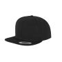 CLASSIC SNAPBACK CAP, BLACK/BLACK, Adult, FLEXFIT