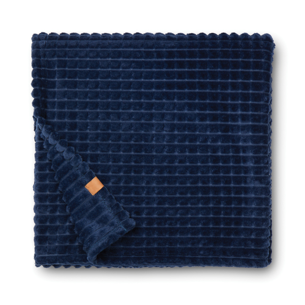 VINGA Branson GRS RPET deken, donkerblauw