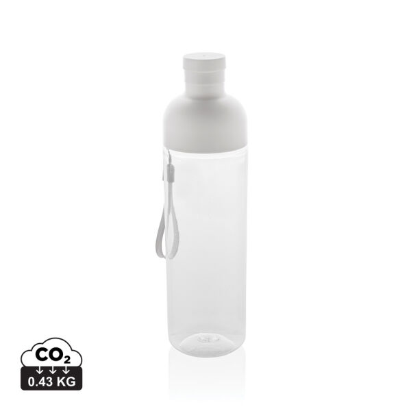 Impact RCS gerecyclede PET lekvrije waterfles 600 ml, wit Impact RCS gerecyclede PET lekvrije waterfles 600 ml, wit