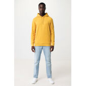 Iqoniq Jasper gerecycled katoen hoodie, ochre yellow (XXS)