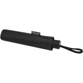 Agnes 21" opvouwbare paraplu met automatische opening van RPET - Zwart Agnes 21" opvouwbare paraplu met automatische opening van RPET - Zwart