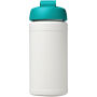 Baseline® Plus 500 ml sportfles met flipcapdeksel - Wit/Aqua Baseline® Plus 500 ml sportfles met flipcapdeksel - Wit/Aqua