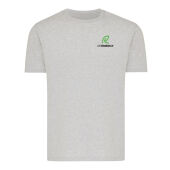 IQONIQ Brett gerecycled katoen t-shirt, light heather grey (XXS)