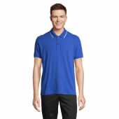 PALERMO - PALERMO POLOSHIRT - XXL - Koningsblauw/Wit