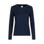 SEVEN SEAS The knit | o-neck | dames - Marine, 3XL
