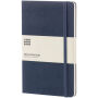 Moleskine Classic L hardcover notitieboek - effen - Saffier blauw Moleskine Classic L hardcover notitieboek - effen - Saffier blauw