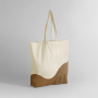Organic reistas met wervelprint Natural / Caramel One Size