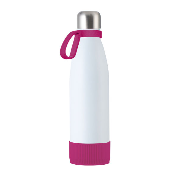 Fles RETUMBLER-myTOULON - magenta, wit Fles RETUMBLER-myTOULON - magenta, wit