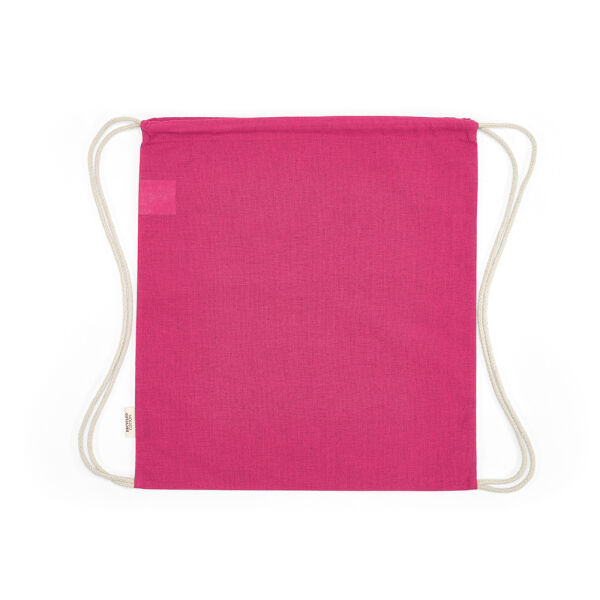 Gerecycled katoenen eco gymtas Lhotse | 140 g/m² | 41×37 cm | Koord rugzak | Fuchsia Gerecycled katoenen eco gymtas Lhotse | 140 g/m² | 41×37 cm | Koord rugzak | Fuchsia