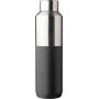 Gerecyclede roestvrijstalen dubbelwandige drinkfles (600 ml) Esen zwart Gerecyclede roestvrijstalen dubbelwandige drinkfles (600 ml) Esen zwart