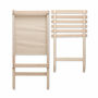 MARINERO - Opvouwbare houten strandstoel - Beige