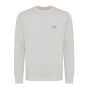 IQONIQ Etosha lichtgewicht gerecycled katoen sweater, light heather grey (S)