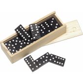 Domino-spel Enid | Gerecycled hout bruin