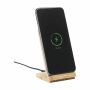 Baloo Wireless Charger Stand 15W oplader - bamboe