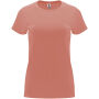 Capri damesshirt met korte mouwen - Clay Orange - 3XL