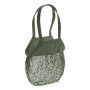 Boodschappennetje van biokatoen Olive Green One Size