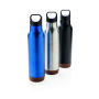 Lekvrije isoleer fles met kurk, blauw