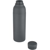 Illuminate 650 ml RCS gerecyclede roestvrijstalen dubbelwandige geïsoleerde waterfles - Schemergrijs Illuminate 650 ml RCS gerecyclede roestvrijstalen dubbelwandige geïsoleerde waterfles - Schemergrijs