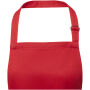 Andrea schort van 240 g/m² met verstelbare nekband - Rood