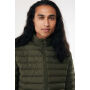 IQONIQ Maiko heren gerecycled polyester jas met voering, khaki (L) IQONIQ Maiko heren gerecycled polyester jas met voering, khaki (L)