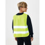 GRS gerecycled PET reflecterend veiligheidsvest 7-12 jaar, geel