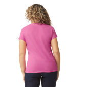 Gildan T-shirt V-Neck SoftStyle SS for her 71 Azalea-2XL