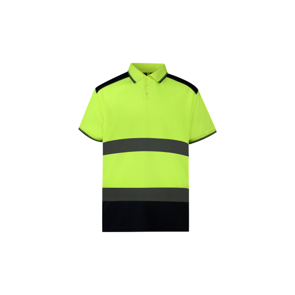 Tweekleurige veiligheidspolo Tweekleurige veiligheidspolo