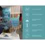 Clean Ocean Towel geweven logo 100x200 cm 280 gr RPET+recycle