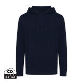 Iqoniq Rila lichtgewicht gerecycled katoen hoodie, donkerblauw (5XL)
