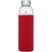 Bodhi 500 ml glazen drinkfles - Rood