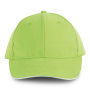 Orlando - 6 panel cap Lime / White One Size Orlando - 6 panel cap Lime / White One Size