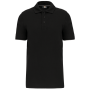 Contrasterende polo Day To Day korte mouwen Black / Silver 3XL