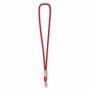 Polyester koord-keycord met bamboe plaatje