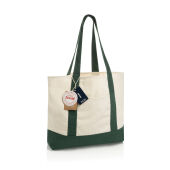 SHOP LOCAL AWARE™ recycled cotton 350gsm Tote bag, groen