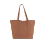 Grote shopper met zijzak Washed Russet One Size