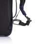 Bobby Bizz Anti-Diebstahl Rucksack & Aktentasche, blau, schwarz