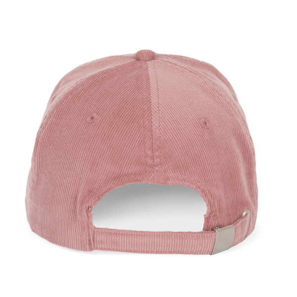 Fluwelen pet met laag profiel Old Pink One Size Fluwelen pet met laag profiel Old Pink One Size