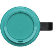 Brite Americano® grande 350 ml geïsoleerde beker - Zwart/Aquablauw