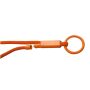 Tubyard lanyard met gerecycleerde plastic buis - Oranje