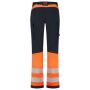 Werkbroek 2-Way Stretch High Vis Redefined Dames 506126 Ink-Fluor Orange 32