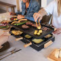 BOSKA Raclette Gourmet Party, 8 Personen (EU Type F), zwart