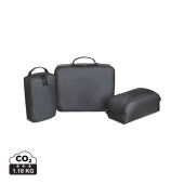 Renew AWARE™ rPET 3 delige Packing Cube Set, zwart